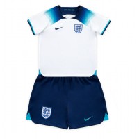 England Replika babykläder Hemmaställ Barn VM 2022 Kortärmad (+ korta byxor)